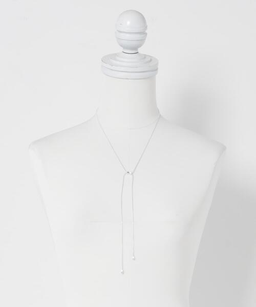 ネックレス SMELLY so’　shell motif loop necklace レディースの画像