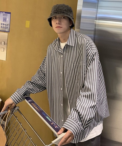 「BENDER TOKYO」 長袖シャツ M ブラック メンズ_画像7