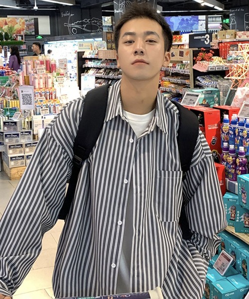 「BENDER TOKYO」 長袖シャツ M ブラック メンズ_画像9