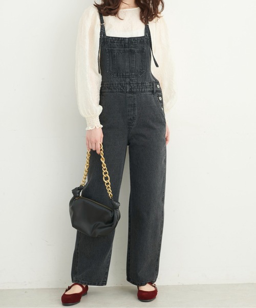 「FREE'S MART」 オーバーオール MEDIUM ブラック系その他 レディース_画像2