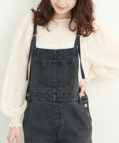 「FREE'S MART」 オーバーオール MEDIUM ブラック系その他 レディース_画像7