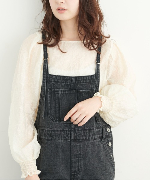 「FREE'S MART」 オーバーオール MEDIUM ブラック系その他 レディース_画像9