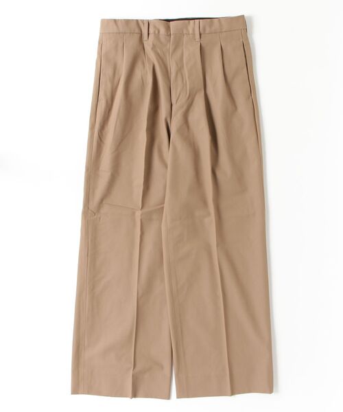スラックス benine 9 Two-Tuck Chino Slacks メンズの画像