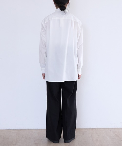 スラックス benine 9 Two-Tuck Chino Slacks メンズの画像