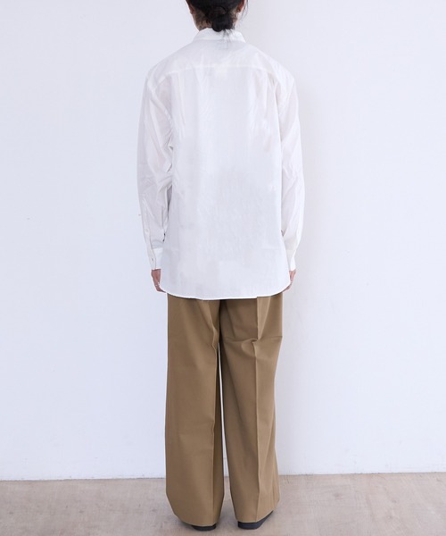 スラックス benine 9 Two-Tuck Chino Slacks メンズの画像