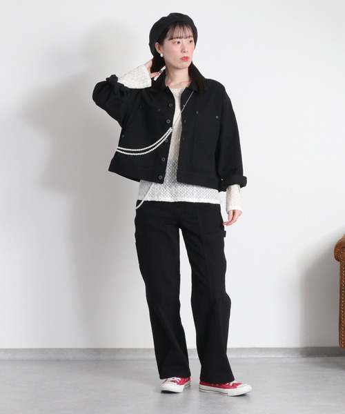 cepo（セポ） tシャツ 「シアーレース」ロゴデザインロングスリーブTee