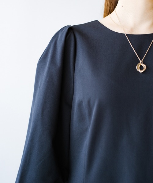 「haco!」 長袖ワンピース MEDIUM グレー レディース_画像7