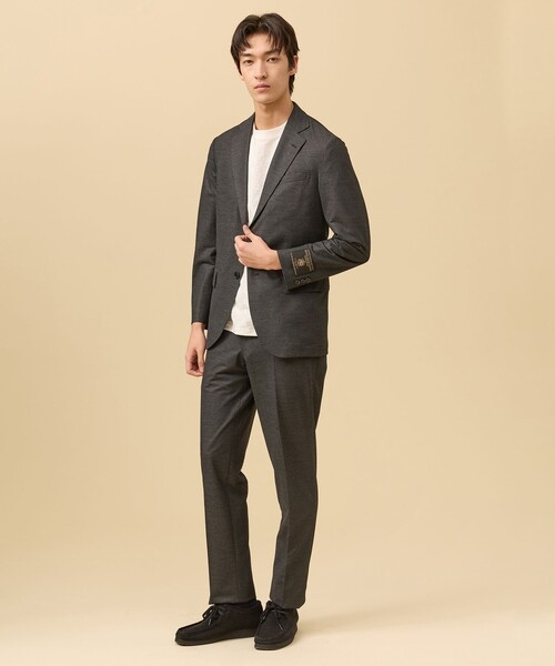 ジャケット テーラードジャケット 夏に嬉しい6つの高機能「J.PRESS-POOL WOOL」「セットアップ対応」ジャージーセットアップ ジャケットの画像