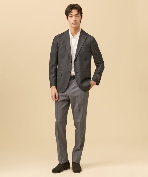 ジャケット テーラードジャケット 夏に嬉しい6つの高機能「J.PRESS-POOL WOOL」「セットアップ対応」ジャージーセットアップ ジャケットの画像