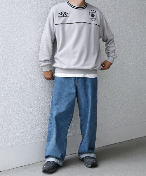 umbro（アンブロ） スウェットカットソー LARGE ネイビー メンズ