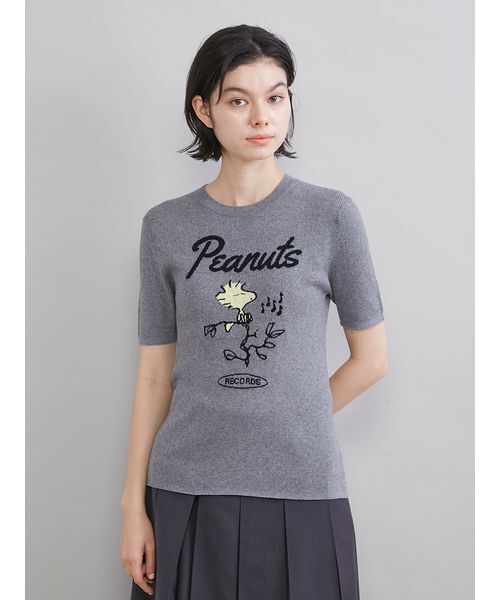 Mila Owen（ミラオーウェン） ニット セーター 「PEANUTS RECORDS
