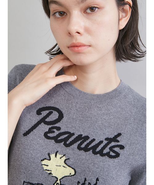 Mila Owen（ミラオーウェン） ニット セーター 「PEANUTS RECORDS