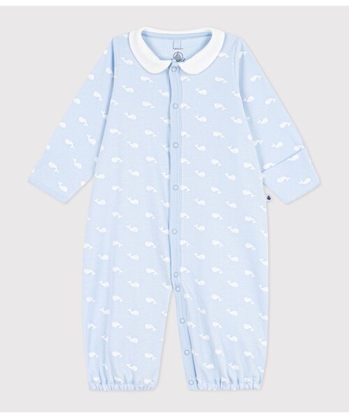 PETIT BATEAU（プチバトー） ベビー服 ロンパース クジラプリント2