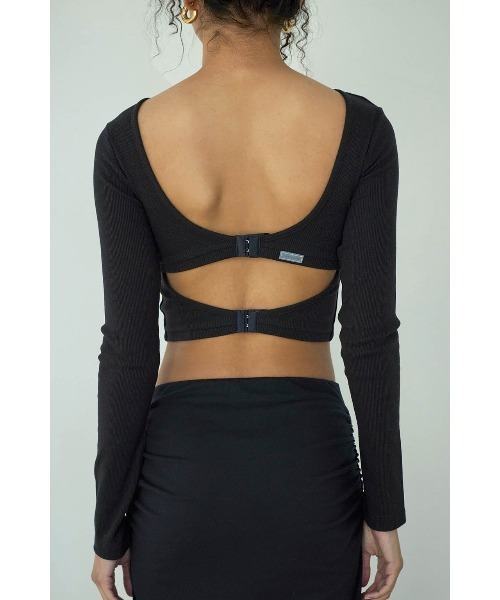 ALEXIA STAM（アリシアスタン） tシャツ Rib Back Adjuster Long