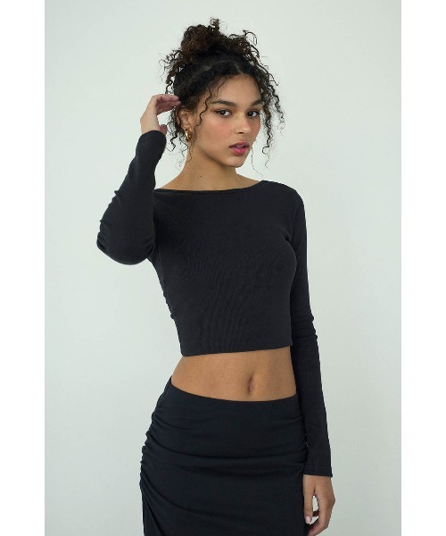 ALEXIA STAM（アリシアスタン） tシャツ Rib Back Adjuster Long
