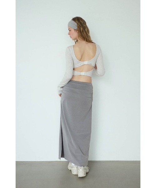 ALEXIA STAM（アリシアスタン） tシャツ Rib Back Adjuster Long