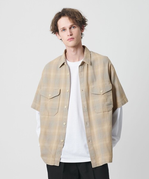 ★☆PENDLETON × CGS別注 チェックシャツ Sサイズ☆★ PENDLETON（ペンドルトン） シャツ × CGS.」チェック ネルシャツ