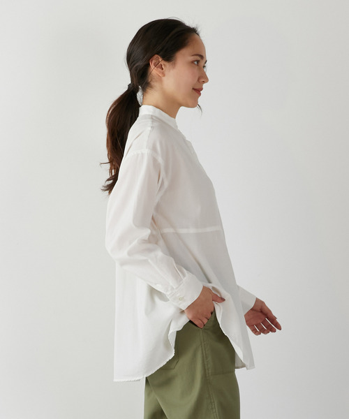 「MELROSE claire」 長袖ブラウス FREE ネイビー レディース_画像4