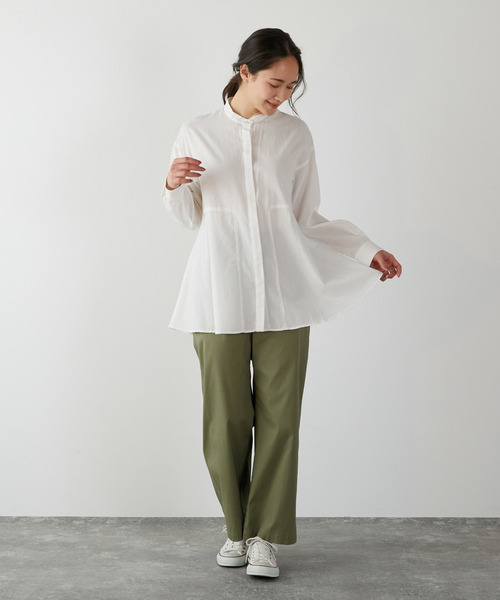 「MELROSE claire」 長袖ブラウス FREE ネイビー レディース_画像5
