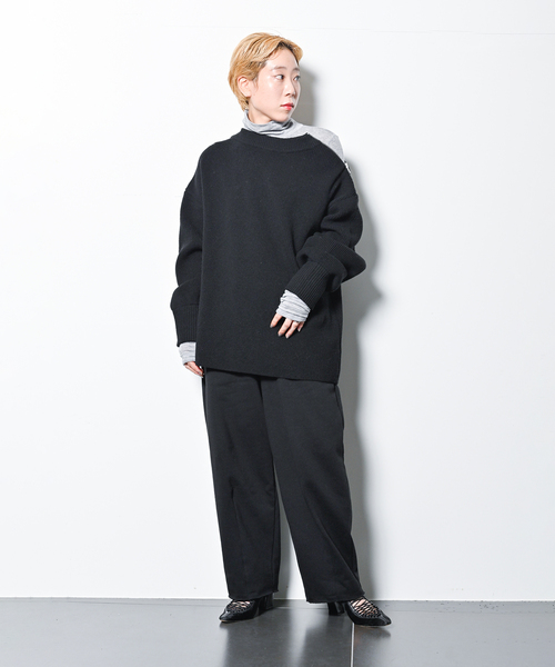 「CITYSHOP」 イージーパンツ 38 ホワイト レディース_画像3