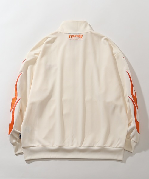 「THRASHER」 ジャージブルゾン L チャコールグレー メンズ_画像2