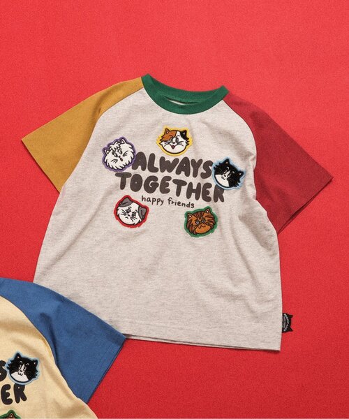 Breeze様★★ BREEZE（ブリーズ） tシャツ BREEZY CATS ロゴ＆ワッペンTシャツ