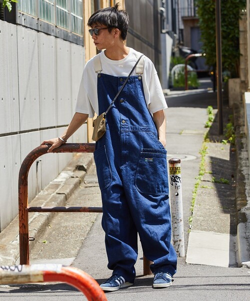 「FREAK'S STORE」 オーバーオール SMALL ベージュ メンズの画像