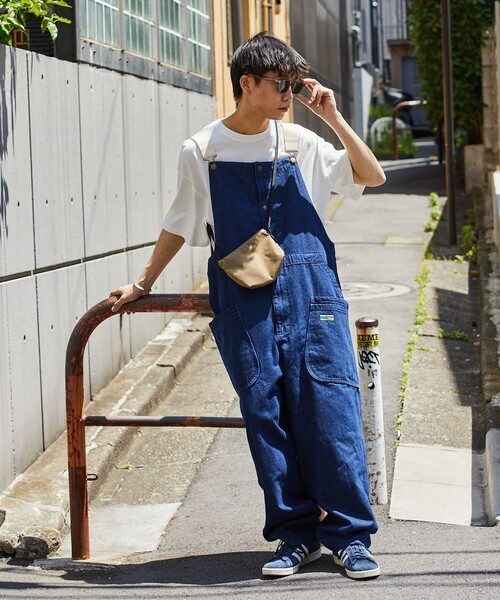 「FREAK'S STORE」 オーバーオール SMALL ベージュ メンズの画像