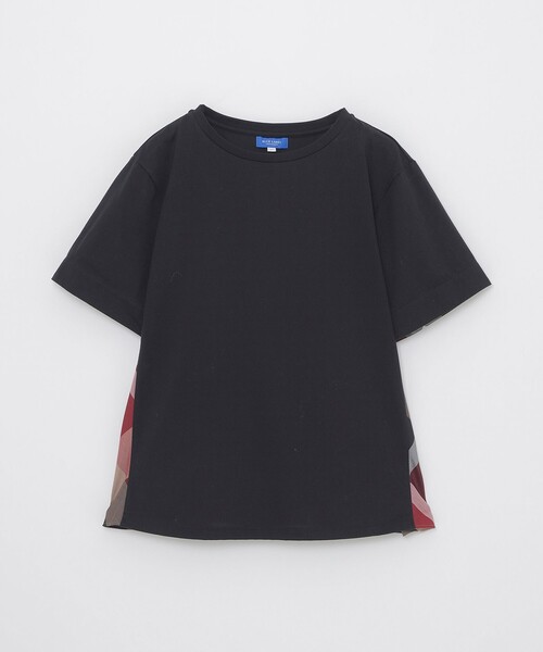 ブルーレーベルクレストブリッジ 美品 刺繍 ロゴ Tシャツ 2点セット トップス レディース ネイビー ホワイト 38 38 値下げ ブルーレーベルクレストブリッジ お袖がダブルフリルで可愛い
