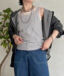 キャミソール ラッセルシアー切り替え2WAYタンクの詳細画像1