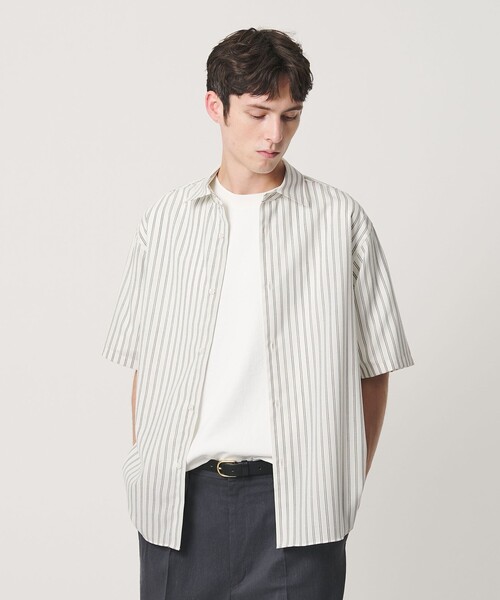 BEAUTY＆YOUTH UNITED ARROWS シャツ 尾州 ストライプ レギュラー