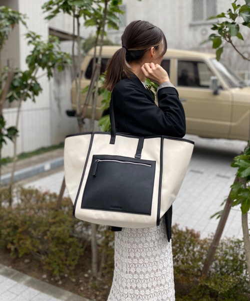 「SOLPRESA」 トートバッグ ONE SIZE ブラック レディース_画像5