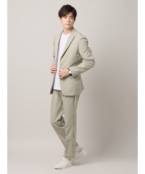 SUIT SQUARE」 セットアップ L ライトグレー メンズ : ZOZOTOWN Yahoo