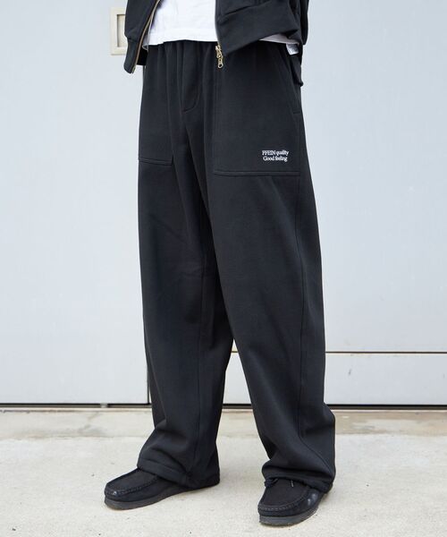 「FFEIN」 スウェットパンツ LARGE アッシュグレー メンズ_画像2
