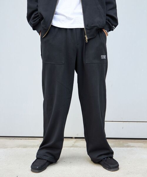 「FFEIN」 スウェットパンツ LARGE アッシュグレー メンズ_画像3