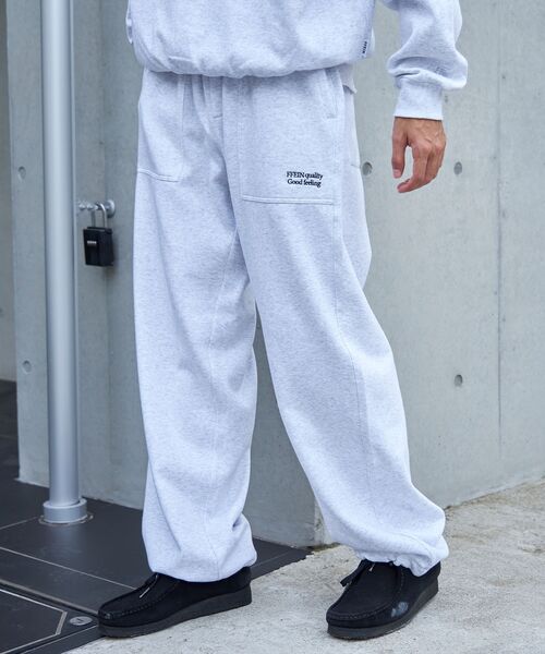 「FFEIN」 スウェットパンツ LARGE アッシュグレー メンズ_画像8