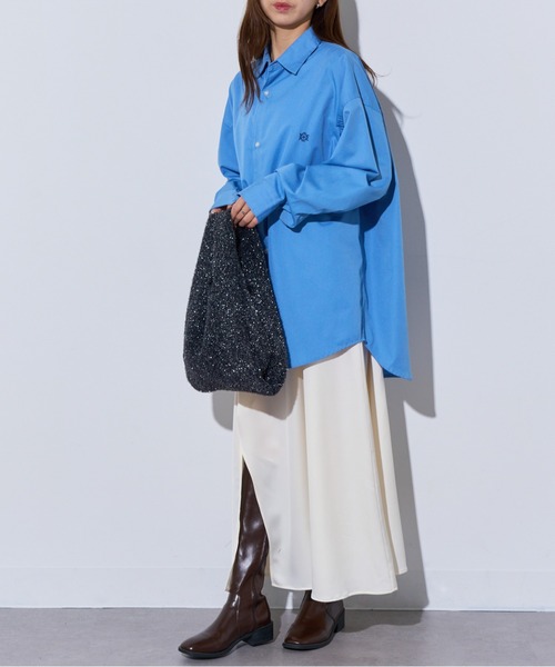「MAISON BREEZE」 ハンドバッグ FREE シルバー レディース_画像6