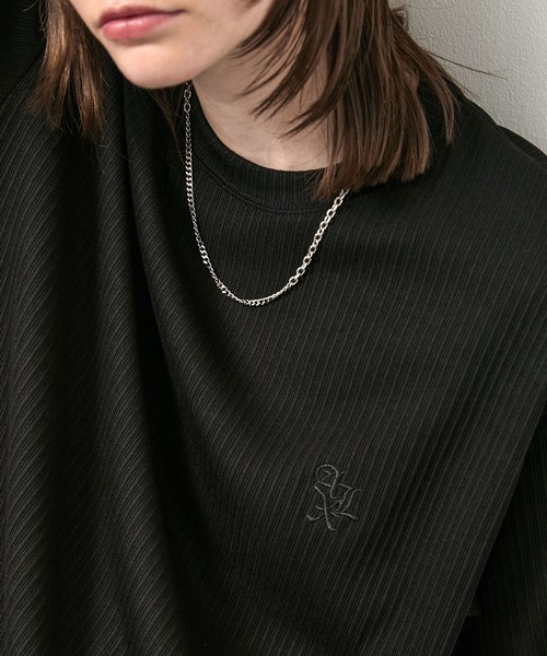 tシャツ 「Alfred Alex」Refined Rib Regular Fit Tee / テレコリブ