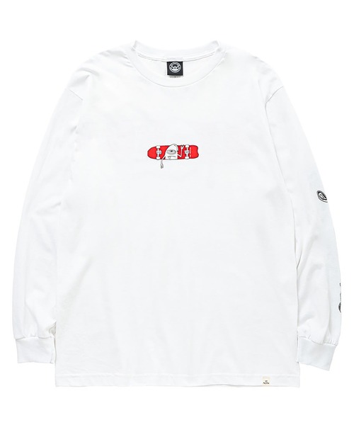 「TOY MACHINE」 長袖Tシャツ X-LARGE ライトブルー メンズ_画像3