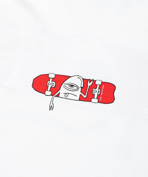 「TOY MACHINE」 長袖Tシャツ X-LARGE ライトブルー メンズ_画像5
