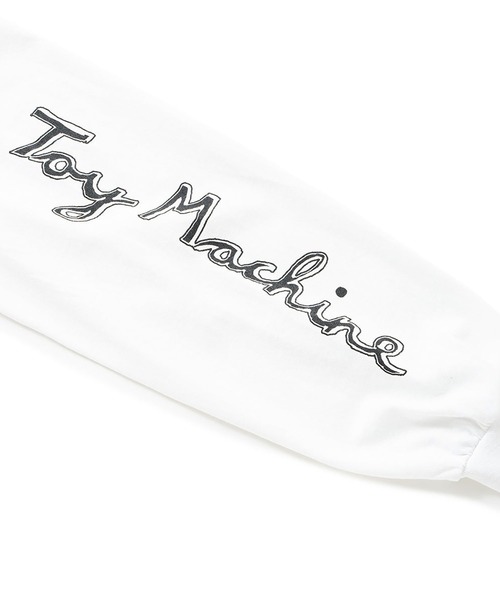 「TOY MACHINE」 長袖Tシャツ X-LARGE ライトブルー メンズ_画像7