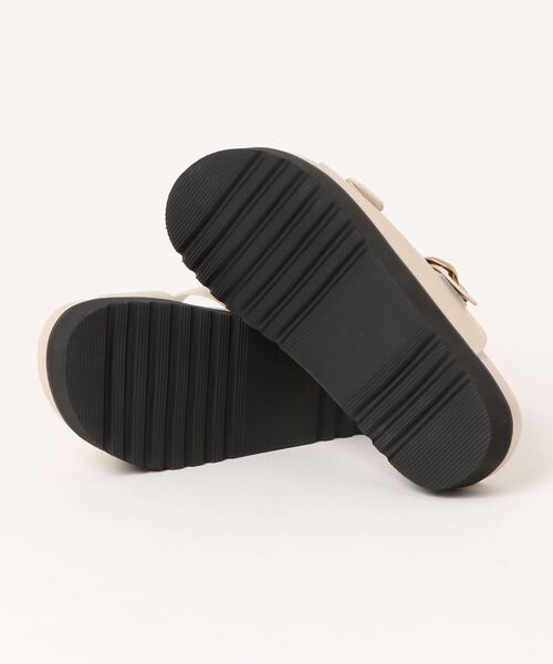 「Piedi Nudi」 フラットサンダル M アイボリー レディース_画像3