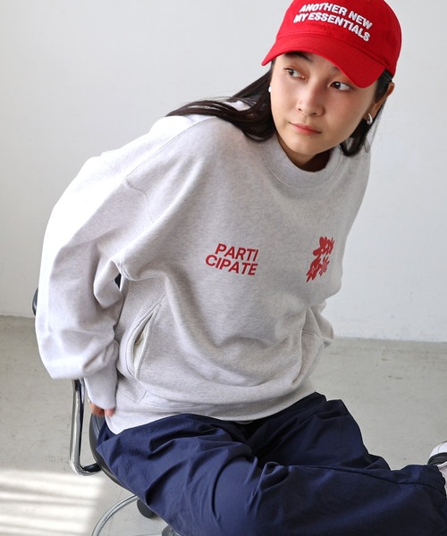 「ANME」 スウェットカットソー X-LARGE グレー系その他 レディース_画像6