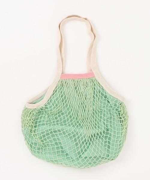 エコバッグ ネットバッグ お花モチーフ ショルダーバッグ : ZOZOTOWN