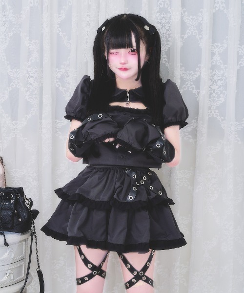 nyanMe セットアップ くろすいっぱいせっとあっぷ レディース