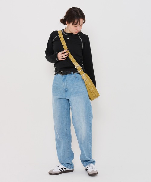 「TINA:JOJUN」 長袖カットソー M ホワイト レディース_画像4