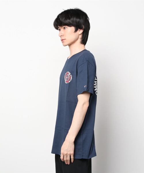 「TOMMY JEANS」 半袖Tシャツ X-LARGE ホワイト メンズ_画像2