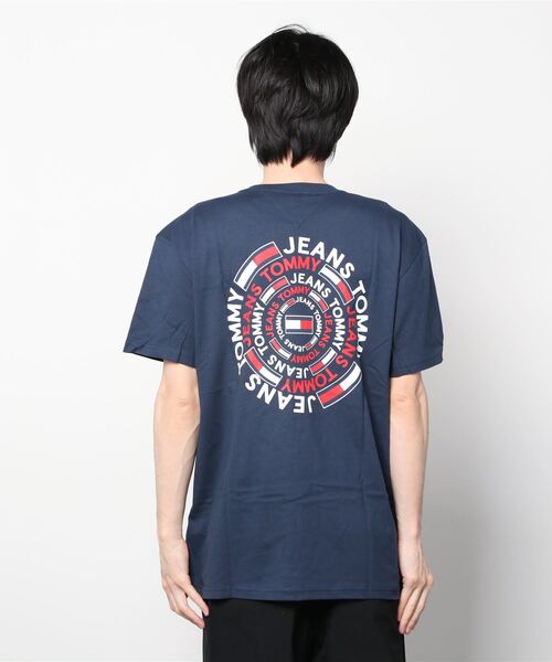 「TOMMY JEANS」 半袖Tシャツ X-LARGE ホワイト メンズ_画像3