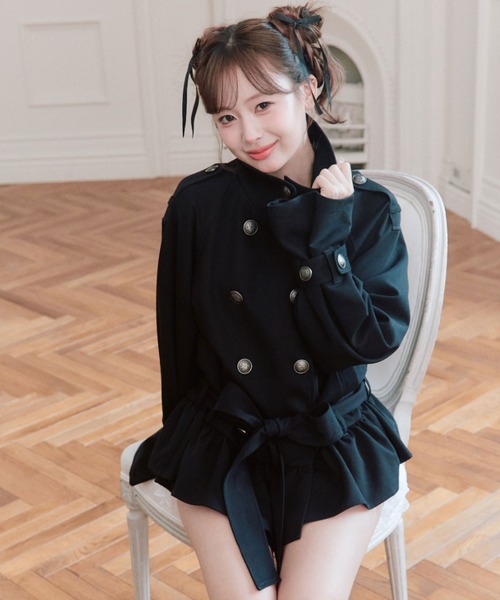 MUSE de Deuxieme Classe 「MUSE classe」 トレンチコート 38 ベージュ 