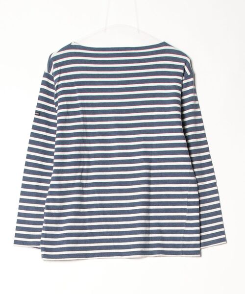 SAINT JAMES ボーダー長袖Tシャツ SAINT JAMES（セントジェームス） ボーダー柄長袖Tシャツ 38 ブルー